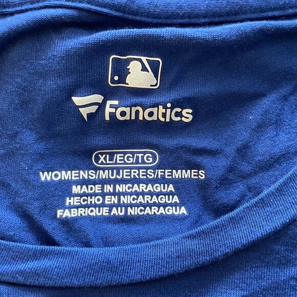 NWOT Fanatics Toronto Blue Jays Women's Short Sleeve Tee sz XL - Picture 4 of 5